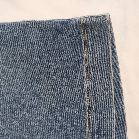 Free People Virgo Zipper Front Denim Mini Skirt, Color Sierra Wash Size 25 - Picture 8 of 15